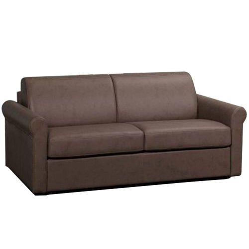 Canapé Lit 3-4 Places Romantico Convertible Express 160*197*16cm Polyuréthane Taupe