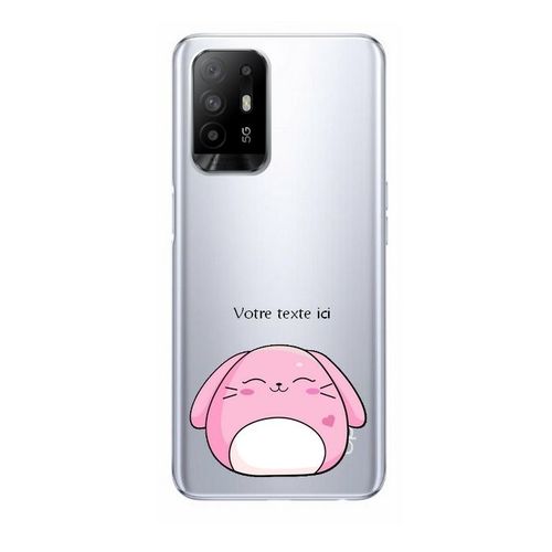 Coque Oppo A94 5g Lapin Rose Kawaii