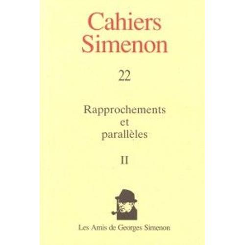 Cahiers Simenon 22