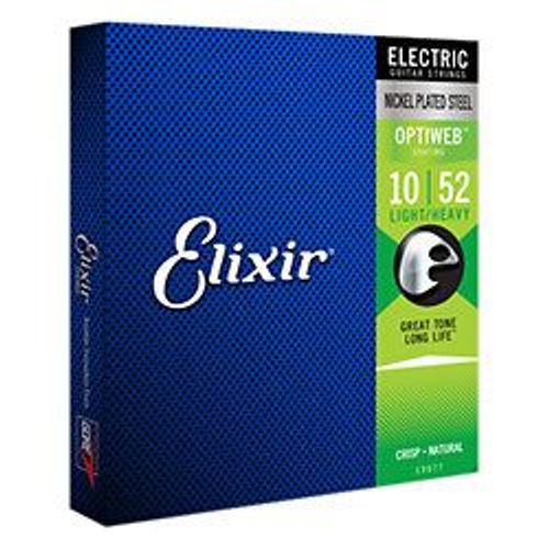 Elixir Optiweb 19077 - Jeu De Cordes Guitare Électrique 10-52