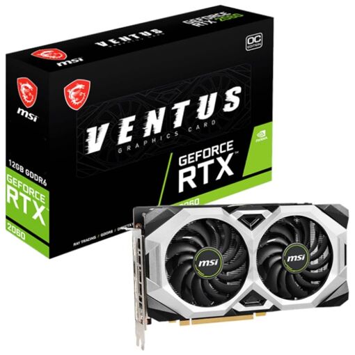 MSI GeForce RTX 2060 VENTUS 12G OC - Carte graphique - GF RTX 2060 ...