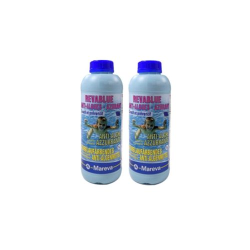 Lot de 2 Anti algues Revablue MAREVA - 1 L - 000115Ux2