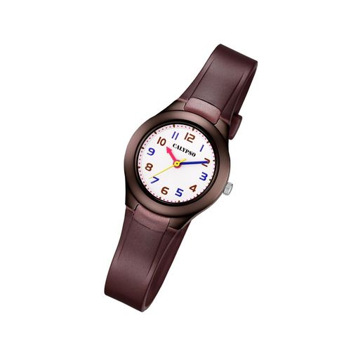 Calypso Montre Pour Enfants K5749/7 Montre-Bracelet En Plastique Pu Junior Marron Uk5749/7