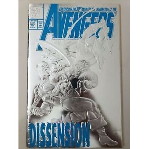 Avengers # 363 ( 40 Pages V.O. 1993 ) ** Art & Silver Foil Embossed Cover : Steve Epting & Tom Palmer **
