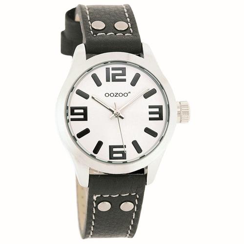 Montre Pour Enfants Oozoo Pour Jeunes Enfants Analogique Noir Jr158 Oozoo Jr Bracelet En Cuir Uojr158