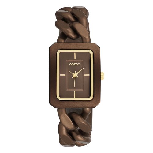 Montre Pour Femme Oozoo , Montres Analogiques En Plastique Bronze Uoc11276