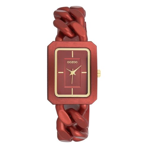 Montre Femme Oozoo Montres Analogiques Plastique Rouge Uoc11277
