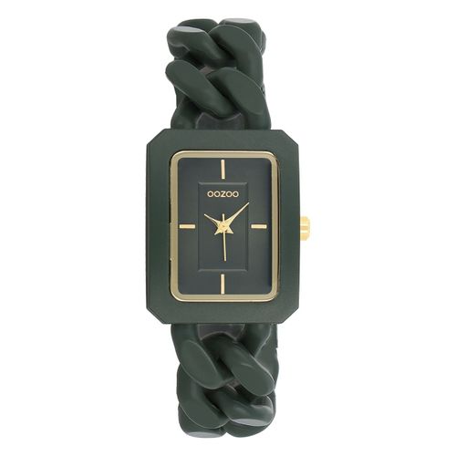Montre Pour Femme Oozoo Montres Analogiques En Plastique Vert Foncé Uoc11279