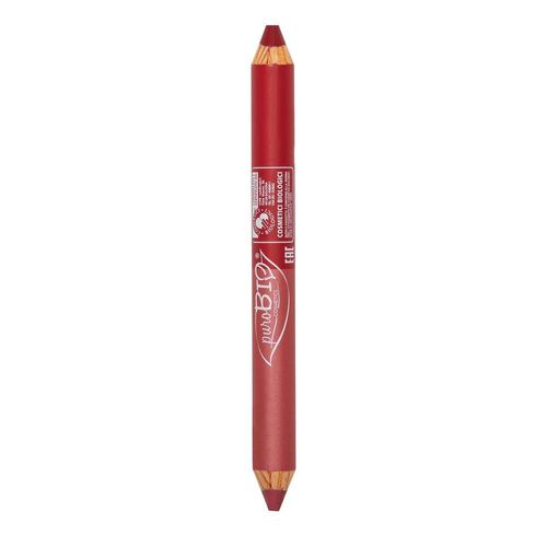 Duo Crayon Lèvres Day Et Night - Purobio - Crayon Jumbo Multi-Usages 