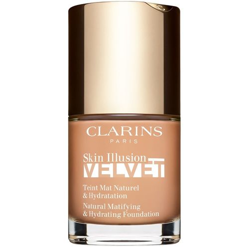 Skin Illusion Velvet Fond De Teint Matnaturel & Hydratation - Clarins - Fond De Teint 