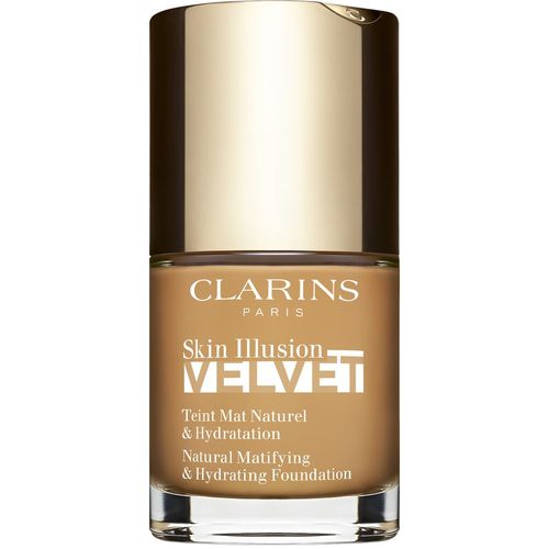 Skin Illusion Velvet Fond De Teint Matnaturel & Hydratation - Clarins - Fond De Teint 