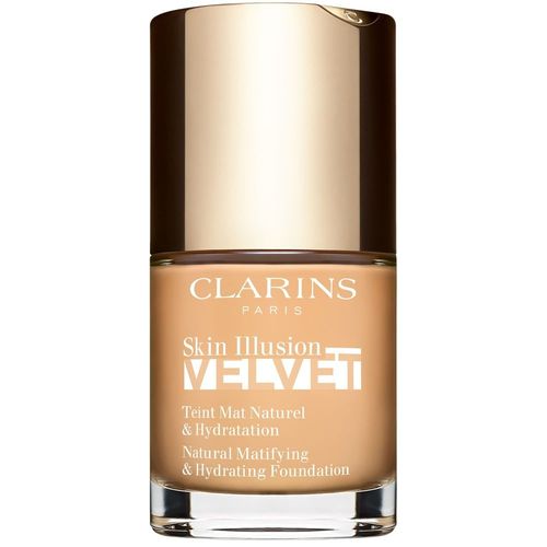 Skin Illusion Velvet Fond De Teint Matnaturel & Hydratation - Clarins - Fond De Teint 