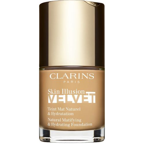 Skin Illusion Velvet Fond De Teint Matnaturel & Hydratation - Clarins - Fond De Teint 
