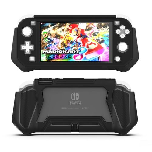 Cybcamo Protective Case For Nintendo Switch Lite 2019,Silicone Grip Case With Anti-Scratch And Shock-Absorption,Noir