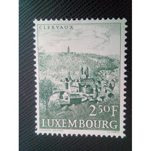 Timbre Luxembourg Yt 599 Clervaux 1961 ( 040106 )