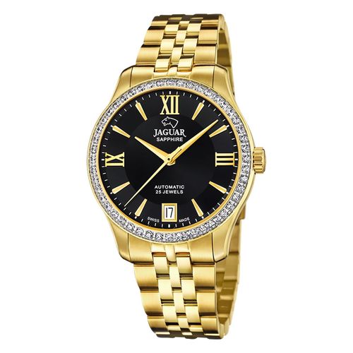 Montre Femme Jaguar Acier Inoxydable Or Jaguar Montre-Bracelet Heritage Uj999/2