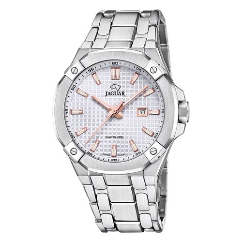 Jaguar Montre Homme Acier Inoxydable Argent Jaguar Montre-Bracelet Diplomatique Uj1009/1