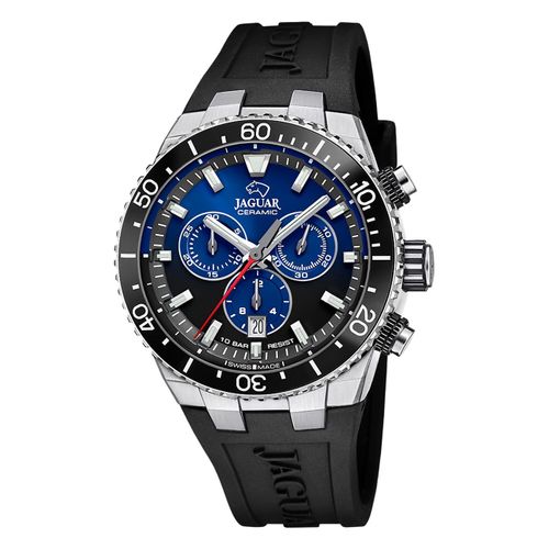 Jaguar Montre Homme Silicone Noir Jaguar Montre-Bracelet En Céramique Uj1021/6