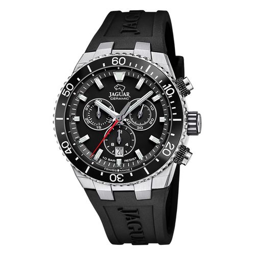 Jaguar Montre Homme Silicone Noir Jaguar Montre-Bracelet En Céramique Uj1021/5