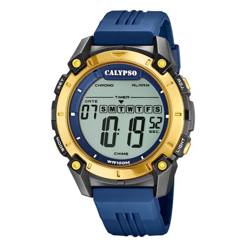 Montre Pour Homme Calypso En Plastique Bleu Montre-Bracelet Numérique Calypso Uk5814/2