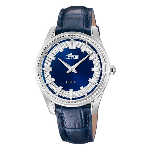 Montre Femme Lotus Cuir Bleu Montre-Bracelet Lotus Classic Ul18899/3