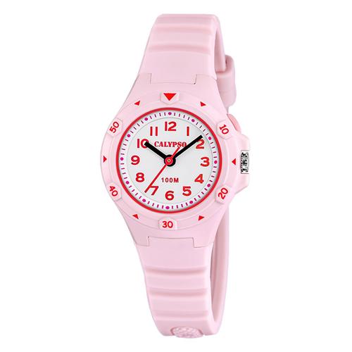 Montre Pour Enfants Calypso En Caoutchouc Rose Montre-Bracelet Junior Calypso Uk5846/1