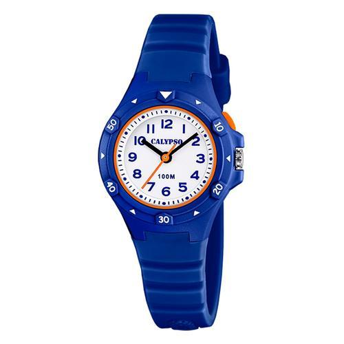 Montre Pour Enfants Calypso En Caoutchouc Bleu Montre-Bracelet Junior Calypso Uk5846/3