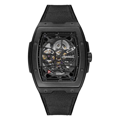 Ingersoll Montre Homme Pur/Alcantara Noir Montre-Bracelet Challenger Uin12307