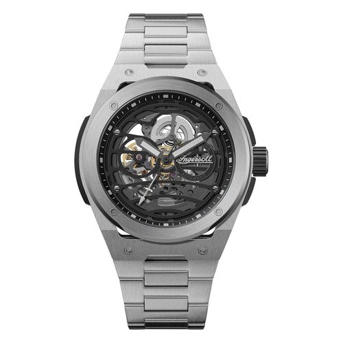 Montre Pour Homme Ingersoll En Acier Inoxydable Noir Montre-Bracelet Springfield Ingersoll Uin15203