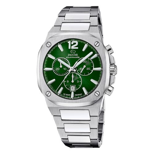 Montre Homme Jaguar En Acier Inoxydable Argenté Jaguar Rc. Montre Uj1025/2