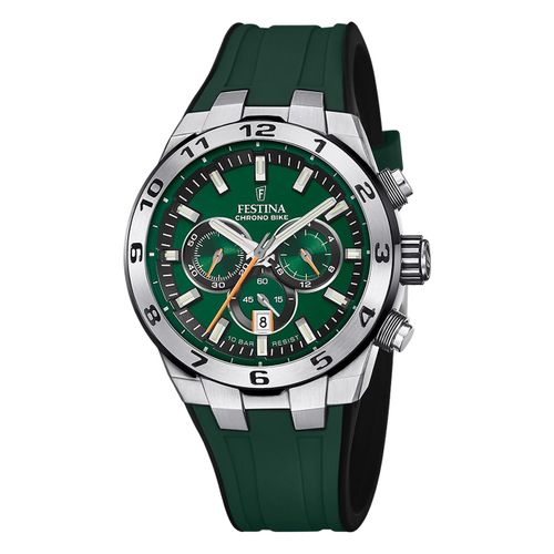 Montre Homme Festina Silicone Vert Festina Montre-Bracelet Chrono Bike Uf20671/2