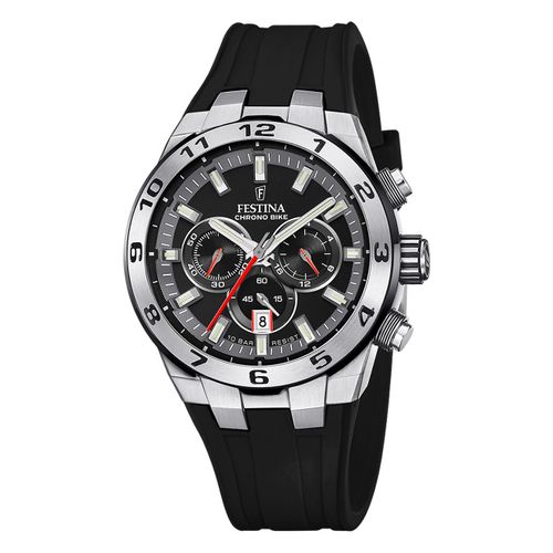Montre Homme Festina Silicone Noir Festina Montre-Bracelet Chrono Bike Uf20671/6