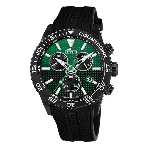 Montre Homme Lotus Silicone Noir Montre-Bracelet Lotus Classic Ul18672/B