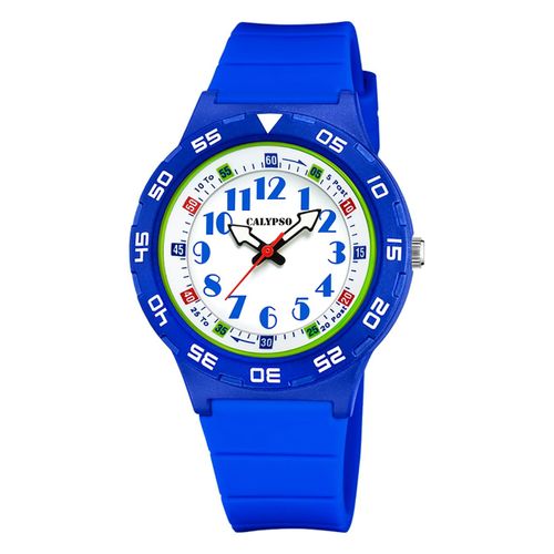 Montre Pour Enfants Calypso En Plastique Pur Bleu Montre-Bracelet Junior Calypso Uk5828/4