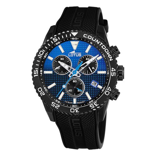 Montre Homme Lotus Silicone Noir Montre-Bracelet Lotus Classic Ul18672/A