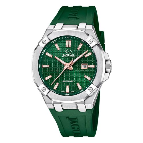 Jaguar Montre Homme Silicone Vert Jaguar Montre-Bracelet Diplomatique Uj1010/3