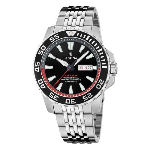 Festina Montre Homme Acier Inoxydable Argent Festina The Originals Montre-Bracelet Uf20661/3