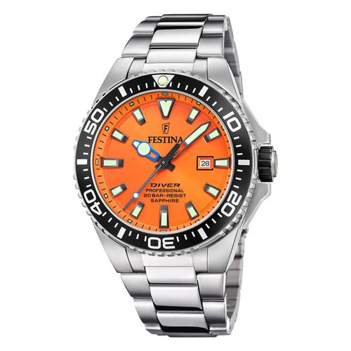 Festina Montre Homme Acier Inoxydable Argent Festina The Originals Montre-Bracelet Uf20663/4