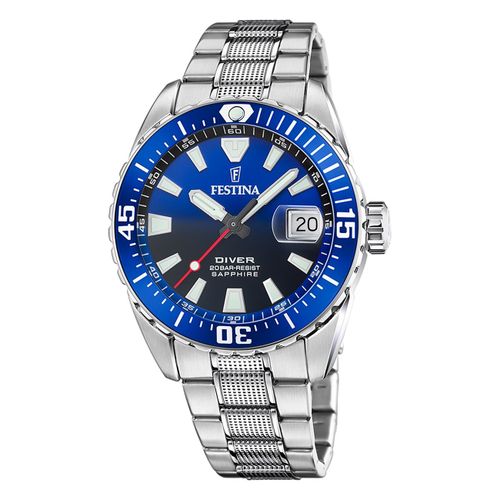 Festina Montre Homme Acier Inoxydable Argent Festina The Originals Montre-Bracelet Uf20669/1