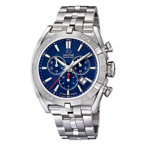 Jaguar Montre Pour Hommes En Acier Inoxydable Argenté Jaguar Montre-Bracelet De Direction Uj852/B