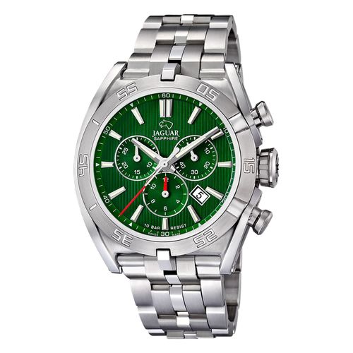 Jaguar Montre Pour Hommes En Acier Inoxydable Argenté Jaguar Montre-Bracelet De Direction Uj852/C