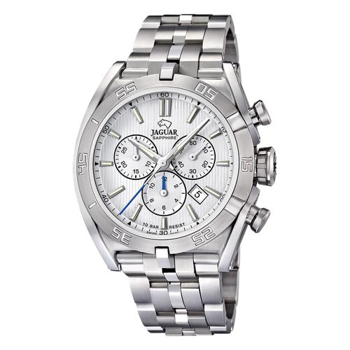 Jaguar Montre Pour Hommes En Acier Inoxydable Argenté Jaguar Montre-Bracelet De Direction Uj852/A