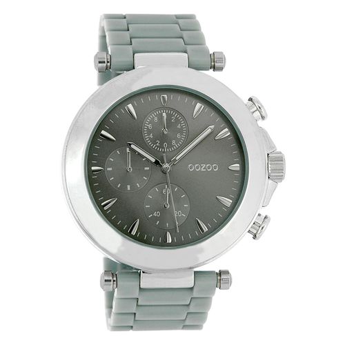 Oozoo Montre Unisexe Série Vintage Analogique Plastique Gris Uoc3861a