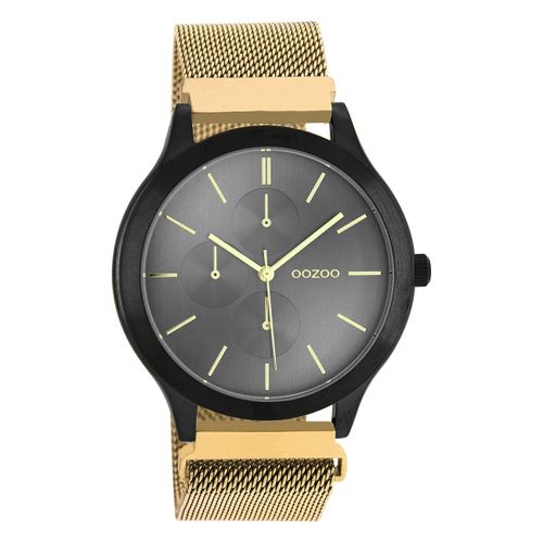 Oozoo Montre Unisexe Montres Analogique Métal Or Uoc10689