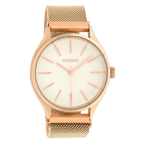 Montre-Bracelet Unisexe Oozoo Montres Analogiques Métal Or Rose Uoc10692