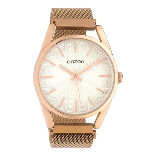 Montre-Bracelet Unisexe Oozoo Montres Analogiques Métal Or Rose Uoc10694