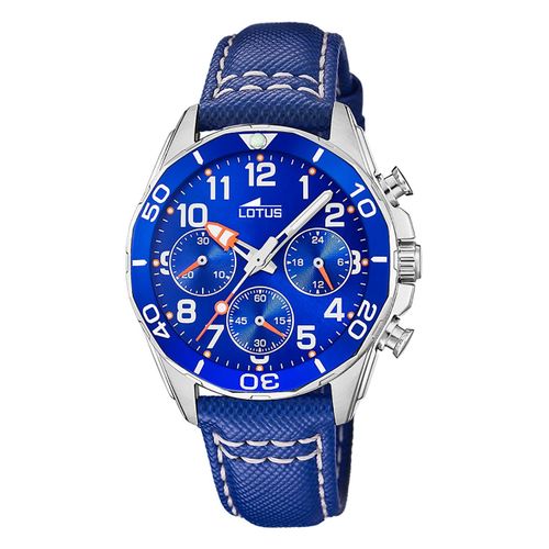 Montre Lotus Youth Pour Enfants En Cuir Bleu Montre Classique Lotus Ul18859/1