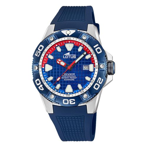 Montre Homme Lotus Silicone Bleu Montre-Bracelet Lotus Classic Ul18927/2