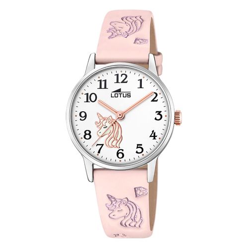 Montre Pour Enfants Lotus Youth En Cuir Rose Montre-Bracelet Lotus Classic Ul18865/2