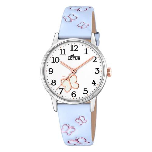 Montre Pour Enfants Lotus Youth En Cuir Bleu Clair Montre-Bracelet Lotus Classic Ul18864/3